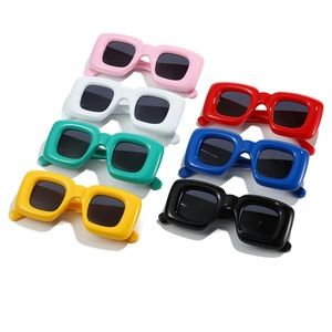 Warm Colored CHUNKY SUNGLASSES  🕶️🤍💛